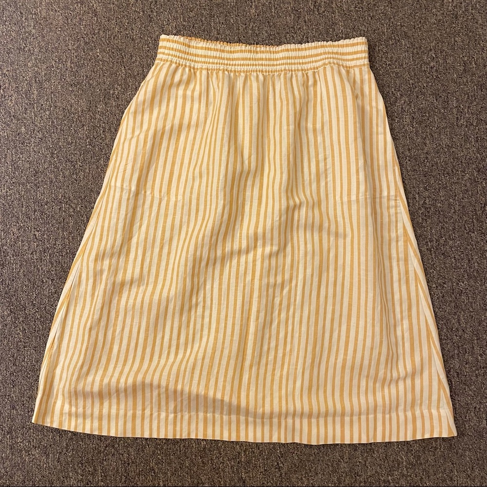 Madewell striped skirt